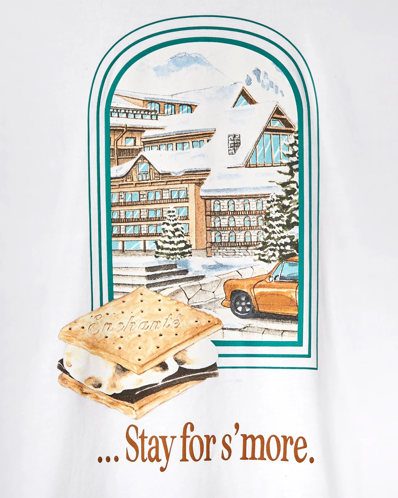 Stay for S'more Tee | White - Image 4