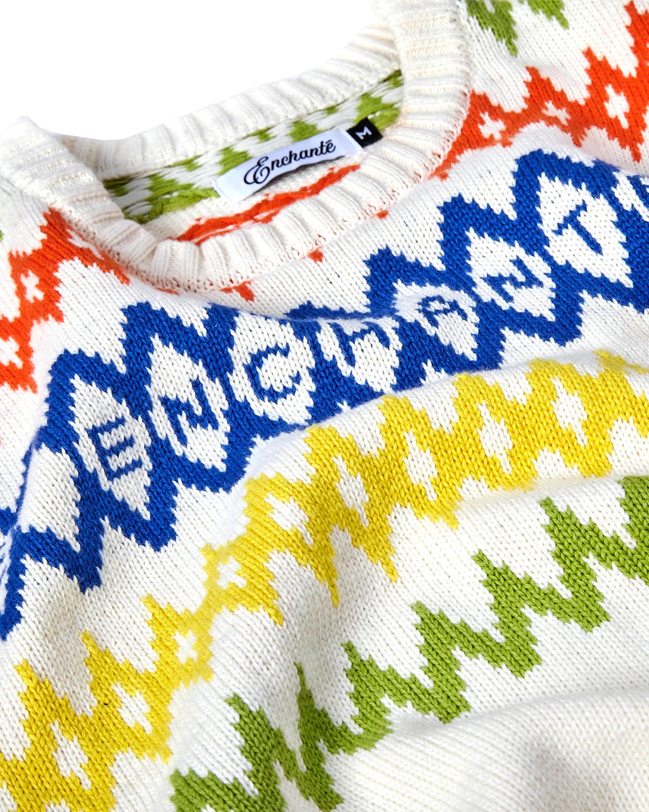Fair Isle Stripe Sweater | Creme - Image 5