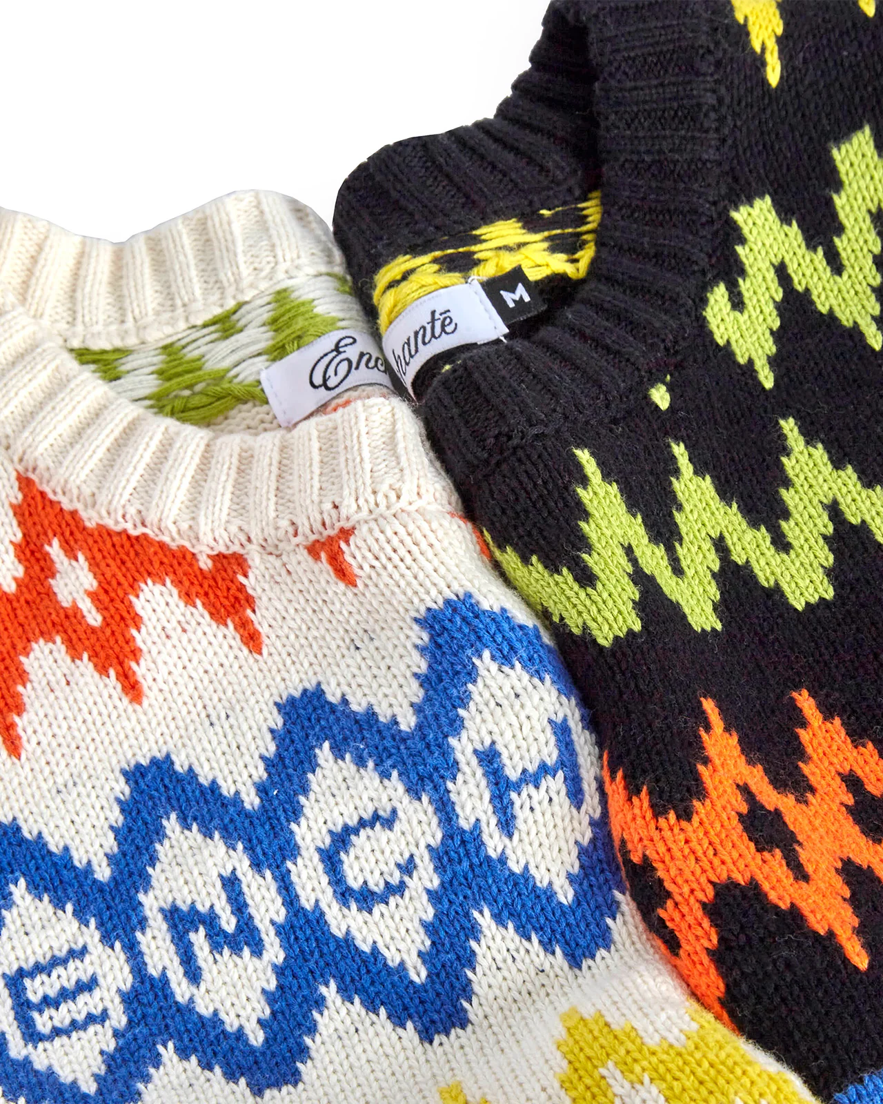 Fair Isle Stripe Sweater | Creme - Image 7