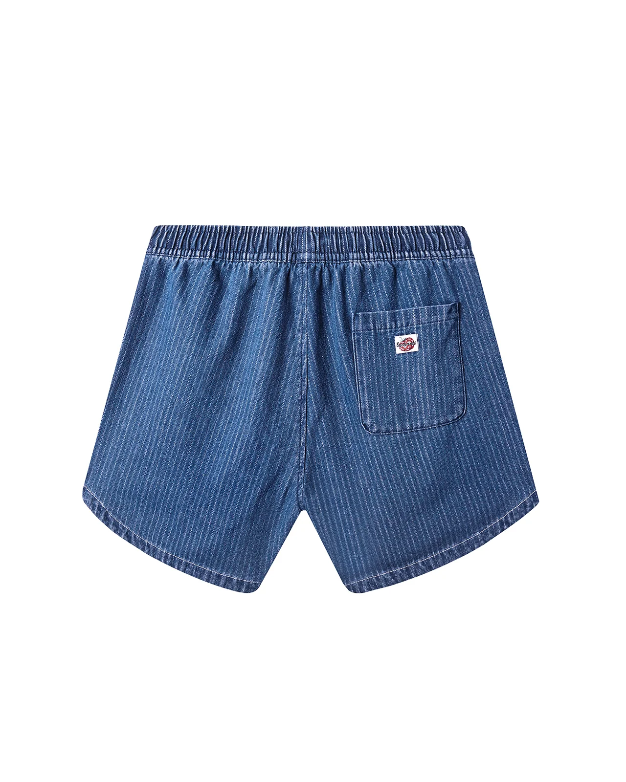 Indigo Stripe Shorts - Image 2