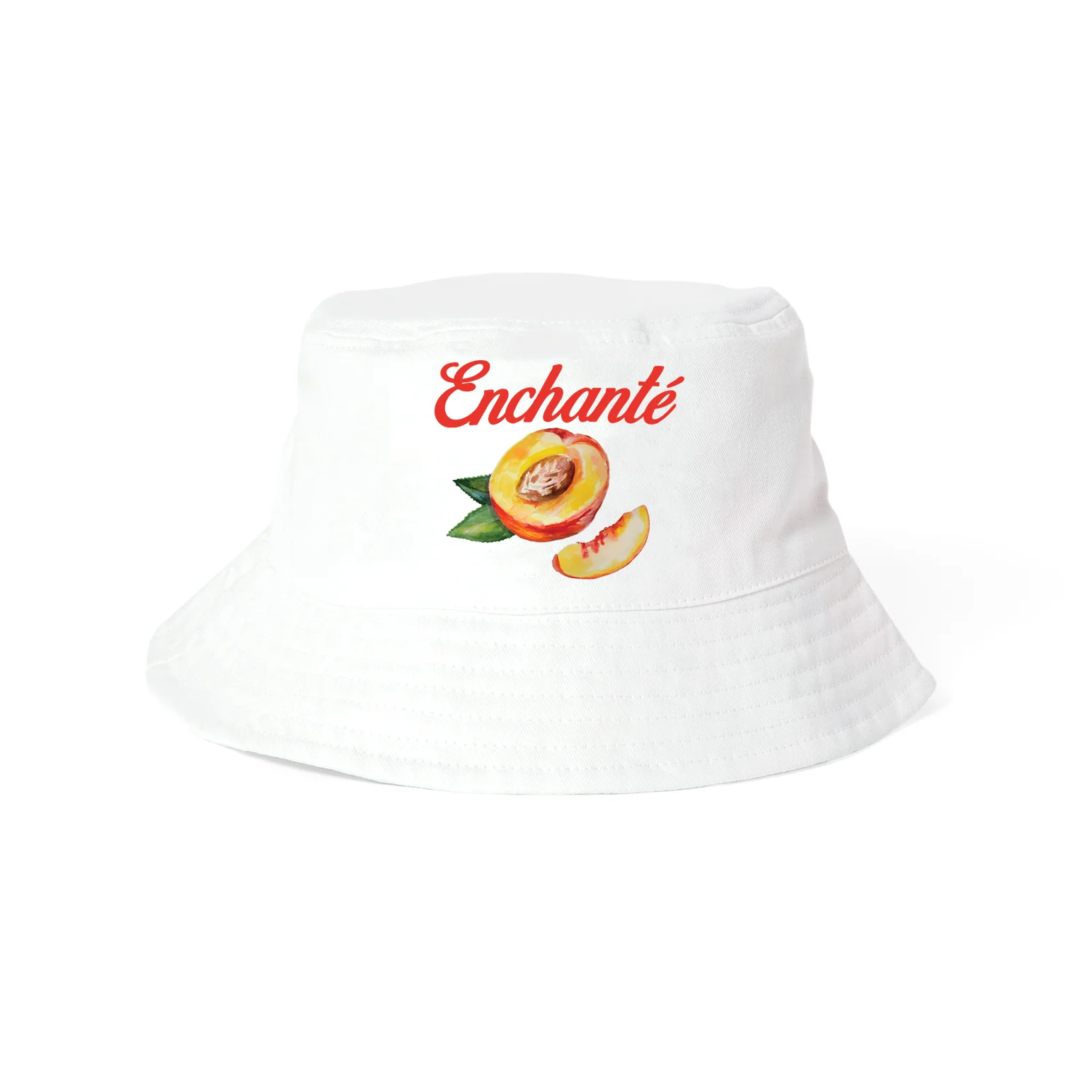 Peach & Lemon Reversible Bucket Hat