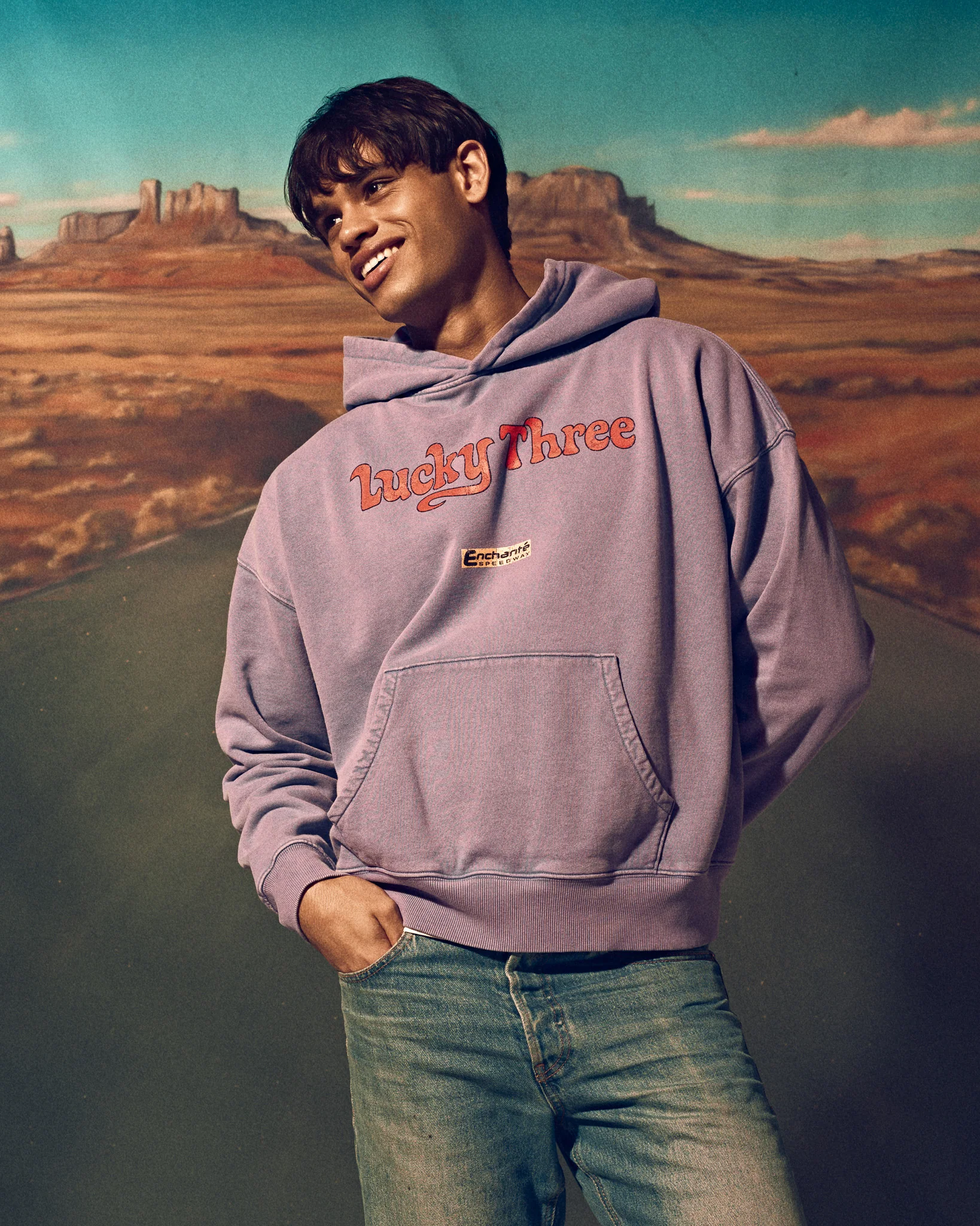 Lucky Three Hoodie - Image 2